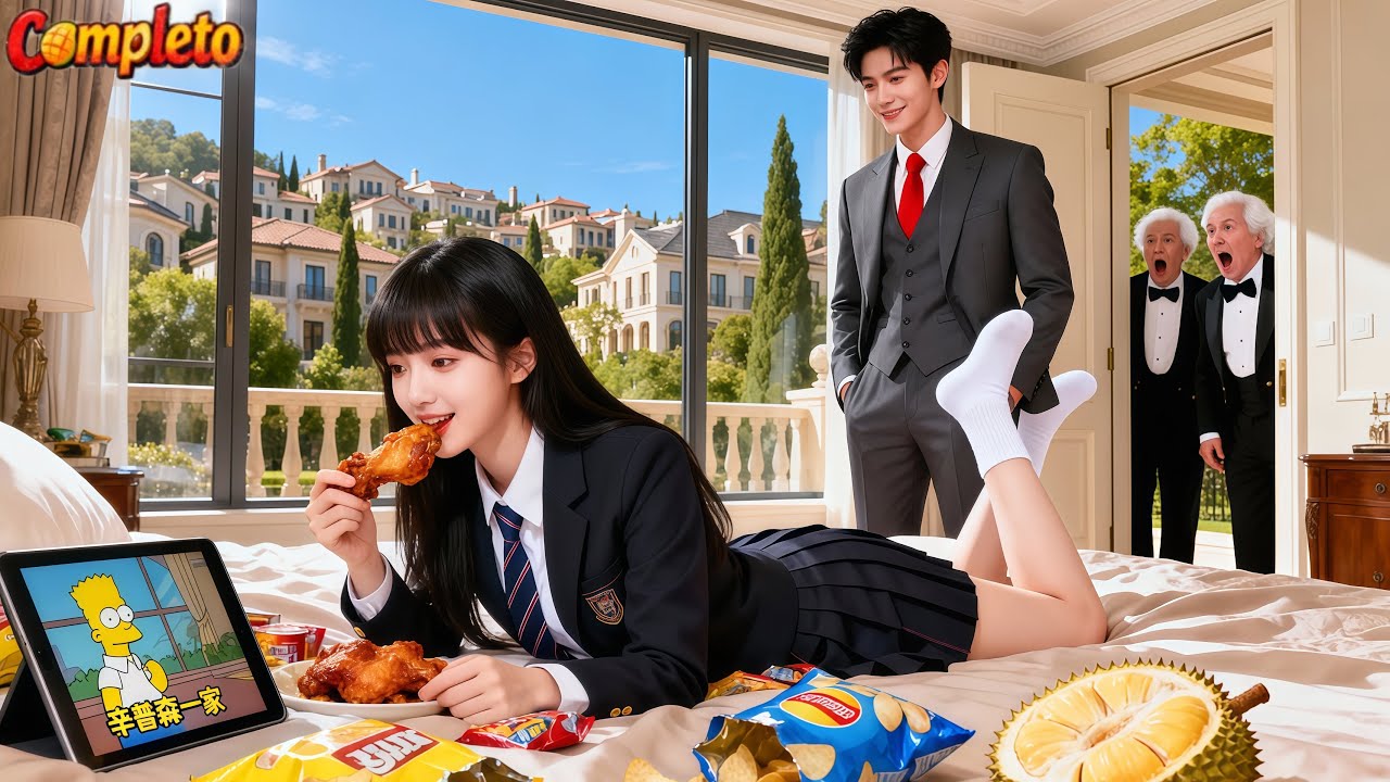 CEO Harto de Su Prometida Perfecta—al Verla Comer Snacks&Dejar Todo Hecho un Caos!Termina Enamorado!