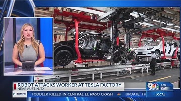 Robot attacks worker