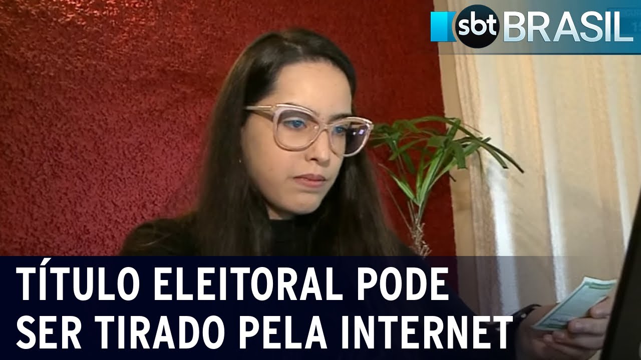 Título eleitoral pode ser tirado pela internet; prazo vai até 4 de maio | SBT Brasil (29/04/22)