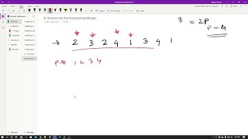 Codeforces Round #656 (Div. 3 - B) - B. Restore the Permutation by Merger | Bangla | CodeGoSchool