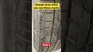 When to change tyres | See cracks change tyres #innovacrysta #ytshorts #viral