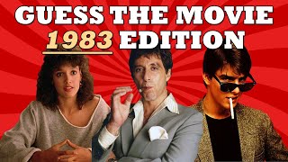 Guess The Movie 1983 Edition | 80's Movies Quiz Trivia by I Like Movies 2,468 views 1 year ago 10 minutes, 32 seconds