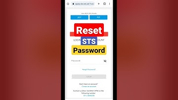 RESET STS PASSWORD | How To Recover STS Password | FORGOT STS PASSWORD #sts