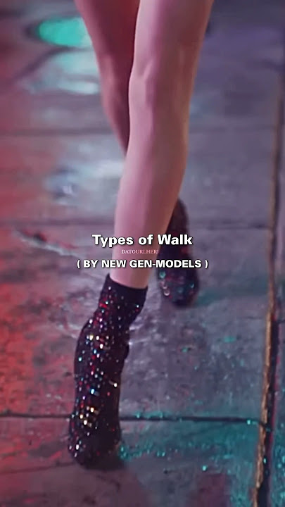 Types of walk new gen models have #ytshorts #model #fashion #memes