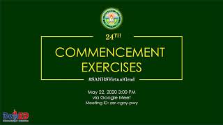 San Agustin NHS 24th Commencement Exercises (Virtual Graduation)