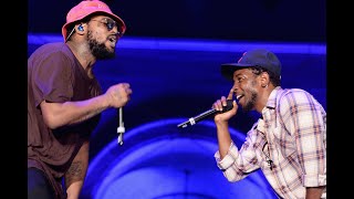 Kendrick Lamar and ScHoolboy Q **LIVE** @ Made In America Collard Greens Resimi