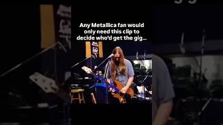 Metallica bass player auditions