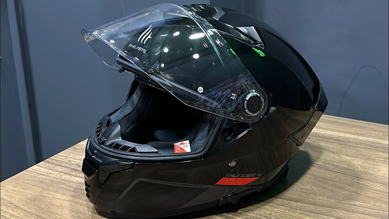 MT-Thunder 4sv Solid A1 Parlak Kask İnceleme | Kutu Açılış ( MT HELMETS THUNDER 4 )
