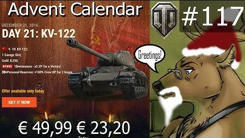 LP! WoT 117 - Advent Calendar Day 21 - KV-122