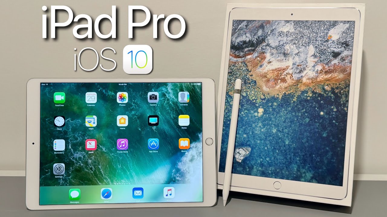 This 10.5” iPad Pro has NEVER been updated - iOS 10! - YouTube
