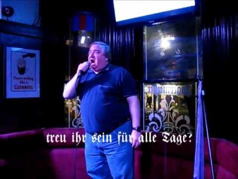 "Du Hast" sung at karaoke by Pierre