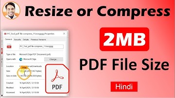 pdf file ka size 2mb kaise banaye | resize pdf file size 2 mb | compress pdf file size 2 mb online