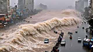 Much suffering hit India! Record floods and hurricane in Maharashtra, India