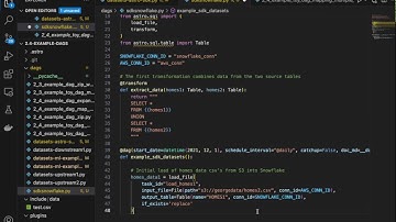 LIVE with Astronomer: Data Driven Scheduling with Snowflake and the Astro SDK