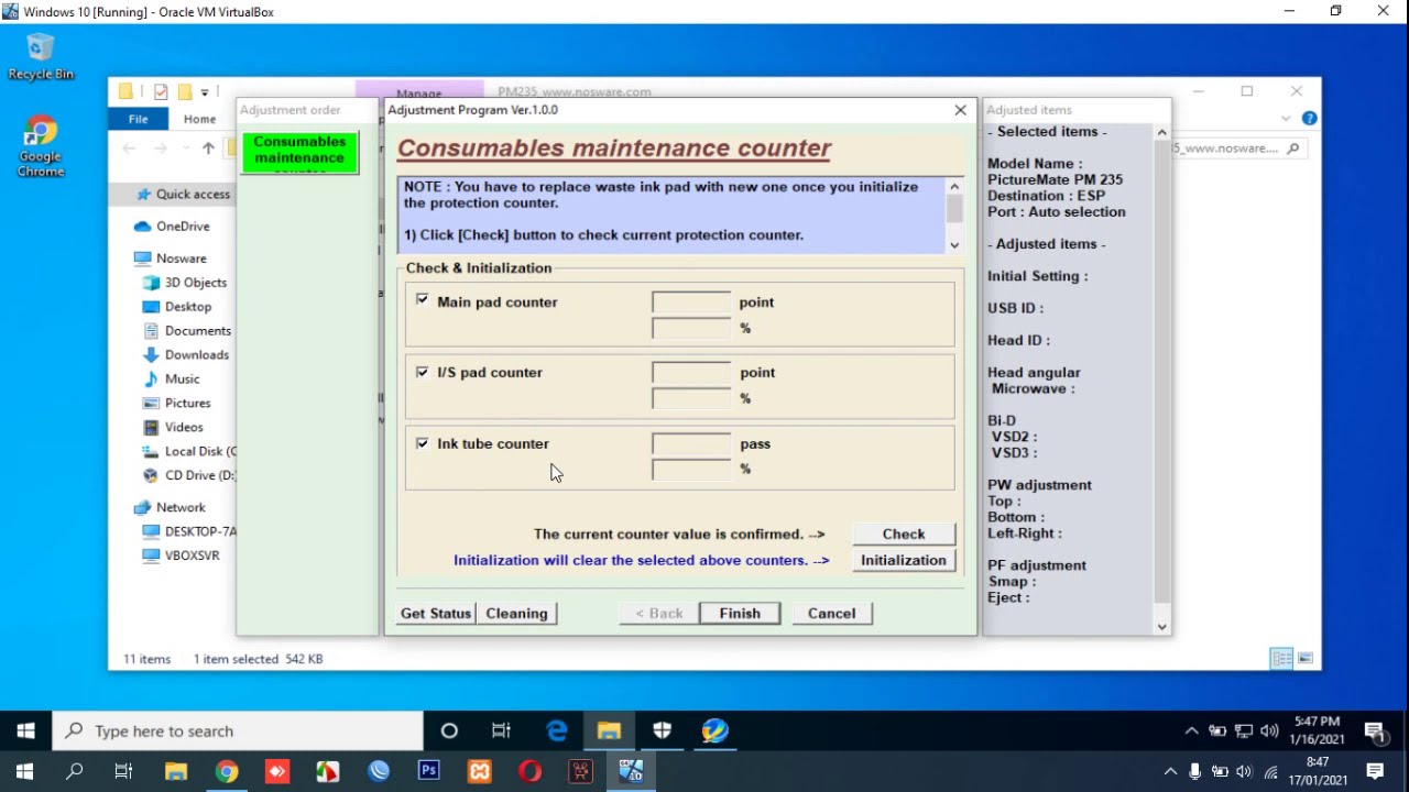 How to Reset Epson PM235 - YouTube