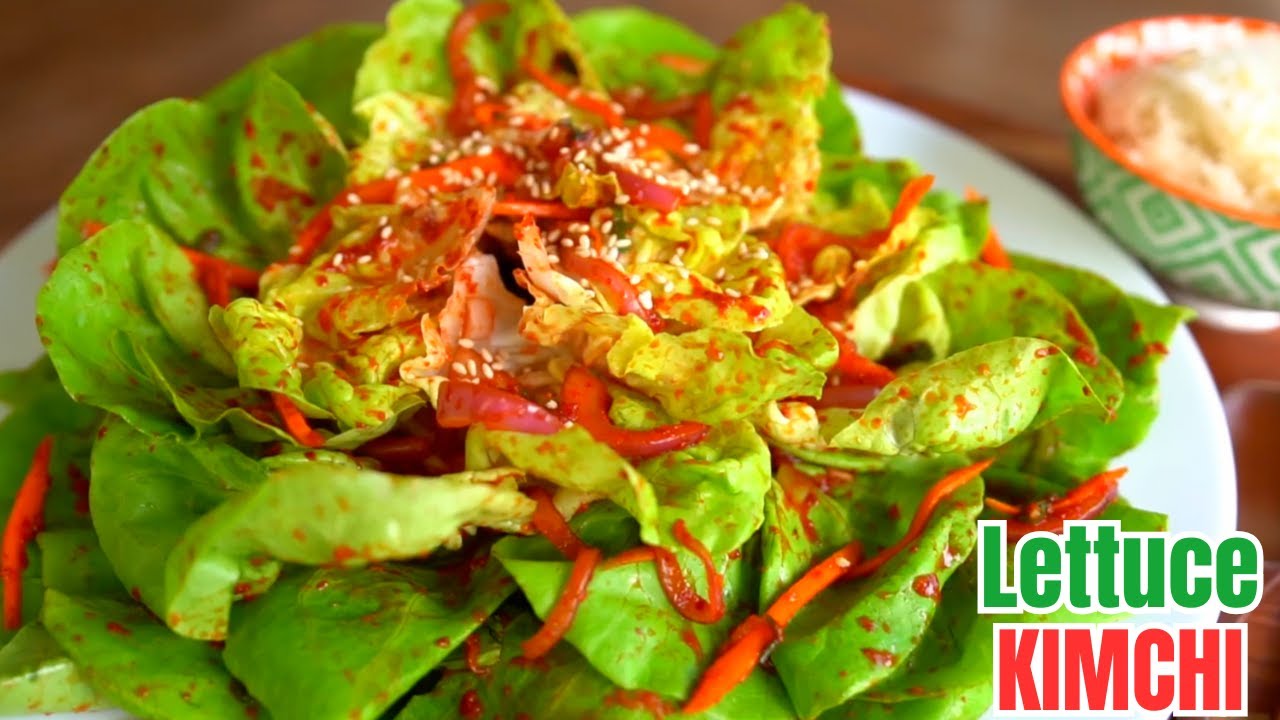EMERGENCY KIMCHI To The RESCUE Fresh Lettuce Kimchi Quick Simple EMERGENCY KIMCHI To The RESCUE Fresh Lettuce Kimchi Quick Simple