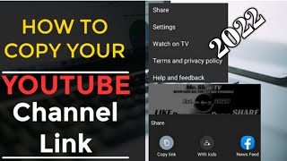 How to copy your own YouTube Channel Link from Mobile Phone in an easy way | Mr. Shac Tv screenshot 5