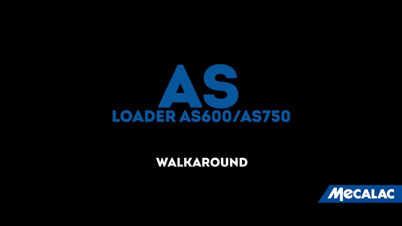 MECALAC | AS600 and AS750 swing loader | Walkaround - YouTube