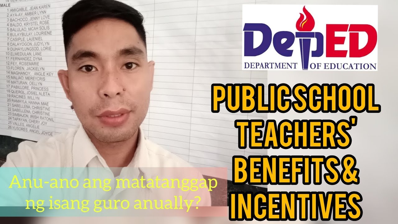 List of Public School Teachers' Benefits and Incentives YouTube