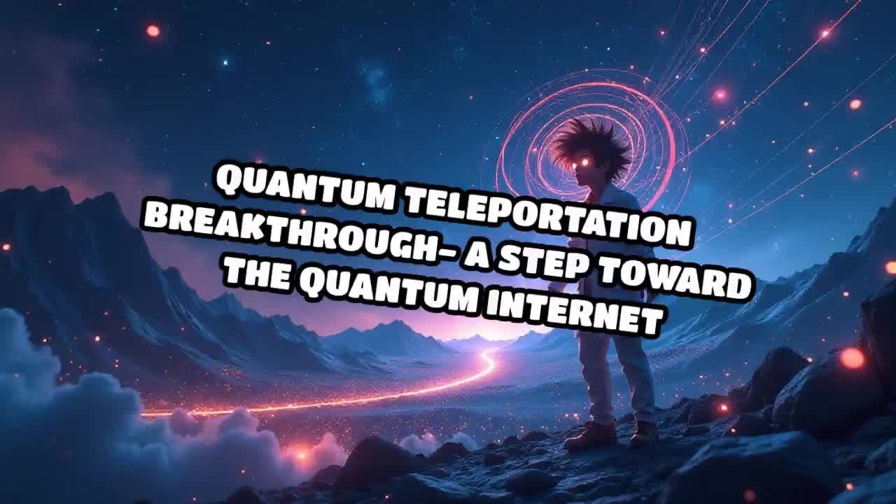 Quantum Teleportation Breakthrough- A Step Toward the Quantum Internet ...