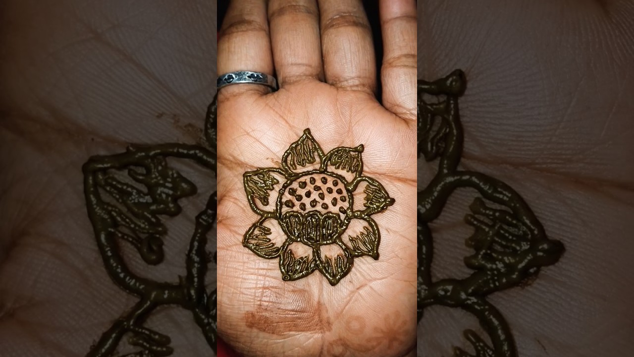 Flower girl mehandi designs viral video 2026
