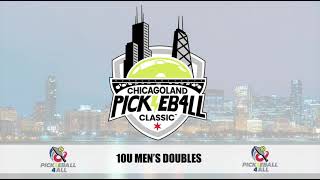 Men's Doubles 10U Pool Play 5 - Chicagoland Pickleball Classic