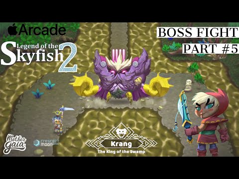 Legend Of SKYFISH 2 | KRANG King Of Swamp | Boss Fight | Part #5 | iOS Complete Gameplay Walkthrough