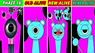 Incredibox Sprunki: Phase 16 Vs Phase 16 But Old Alive Vs Phase 16 But New Alive Vs Newer Alive