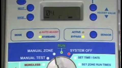 SmartLine Irrigation Timer   Manual Zone mpg   YouTube