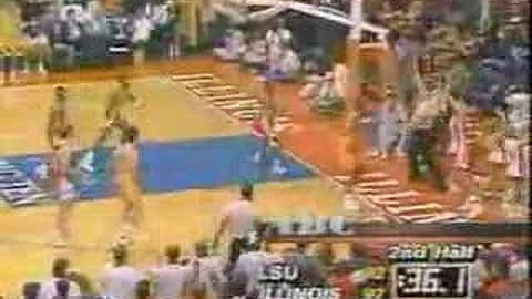 Rennie Clemons attempts a dunk.