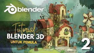 Belajar Editing Poly & Modelling Miniatur Monas | Tutorial Blender Dasar untuk Pemula