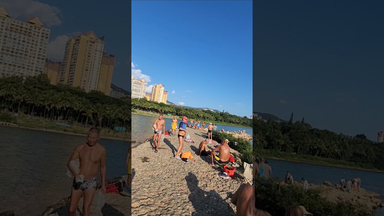 Пляж чил на реке Меконг Цзинхонг 