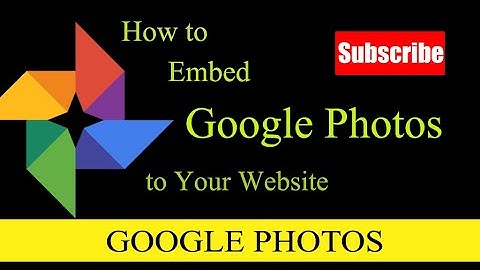 Embed Google Photos to your Website or a Blog | AskMeAsha | Video Tips