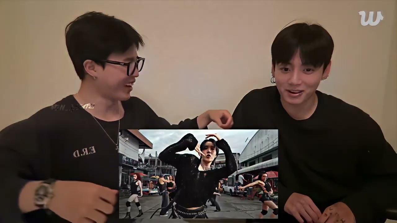 JK and JIMIN's reaction to j-hope's music video ‘Killin’ It Girl 14.07.2025 weverse live