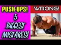 PUSH-UPS! *STOP Doing It WRONG!* 5 Biggest Mistakes! | Dr Wil &amp; Dr K