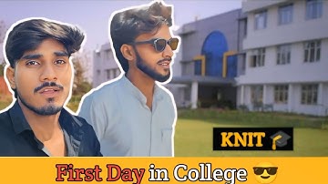 Frist Day In College 😎 Knipss Sultanpur 🎓 #theankitvlogs07