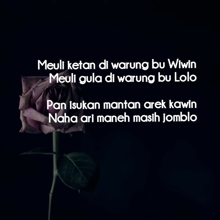 Pantun Lucu Bahasa Sunda