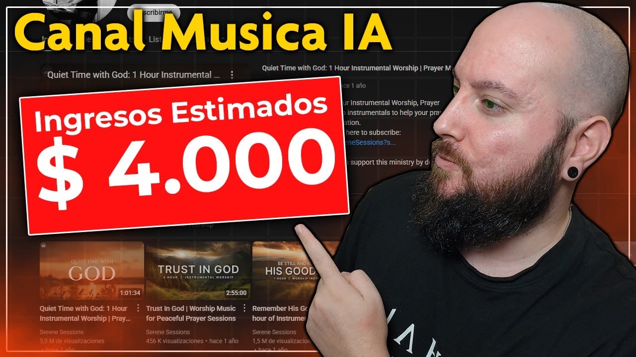 Así Puedes GANAR +4.000 USD al Mes con un Canal de Música con IA