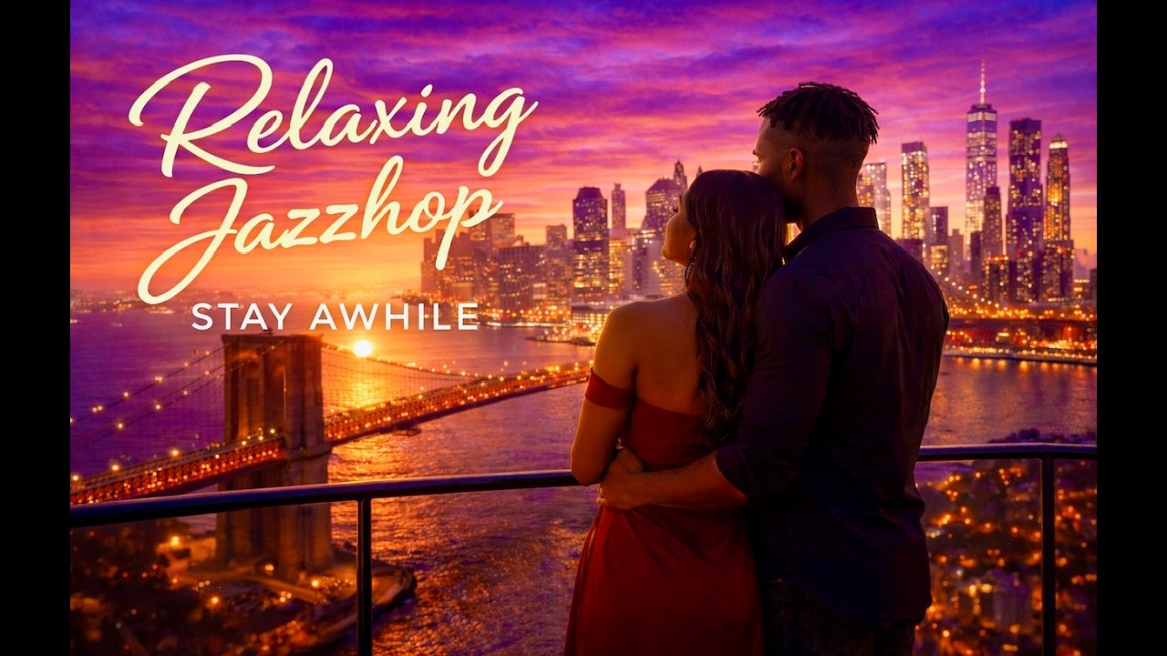 Relaxing Jazzhop 🌇 Sunset Vibes to Stay Awhile | Romantic LoFi Jazz Mix