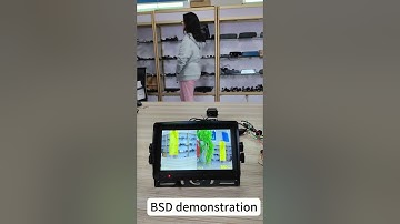 AI Security Intelligent Vehicle Pedestrian Detection Truck Warn Reverse 7 inch Monitor Camera System