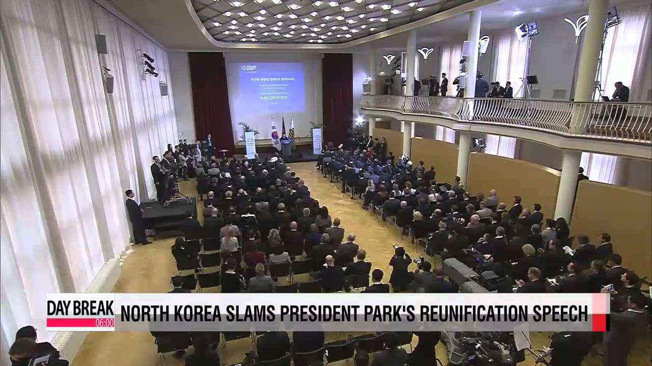 North Korea denounces President Park's reunification speech