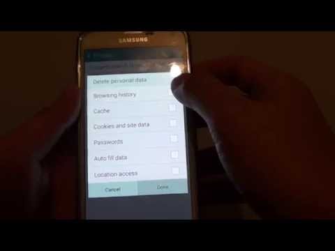 Samsung Galaxy S5: How to Clear Internet Browsing History