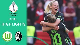 Historic Record-Crowd! | VfL Wolfsburg vs. SC Freiburg 4-1 | Highlights | FINAL | Women’s DFB-Pokal