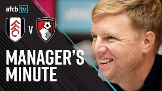 FULHAM PREVIEW | The boss speaks to the media