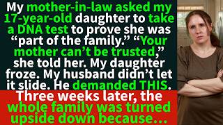 My mother-in-law asked my daughter to take a DNA test to prove she was “part of the family.”