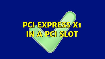PCI Express x1 in a PCI Slot (3 Solutions!!)