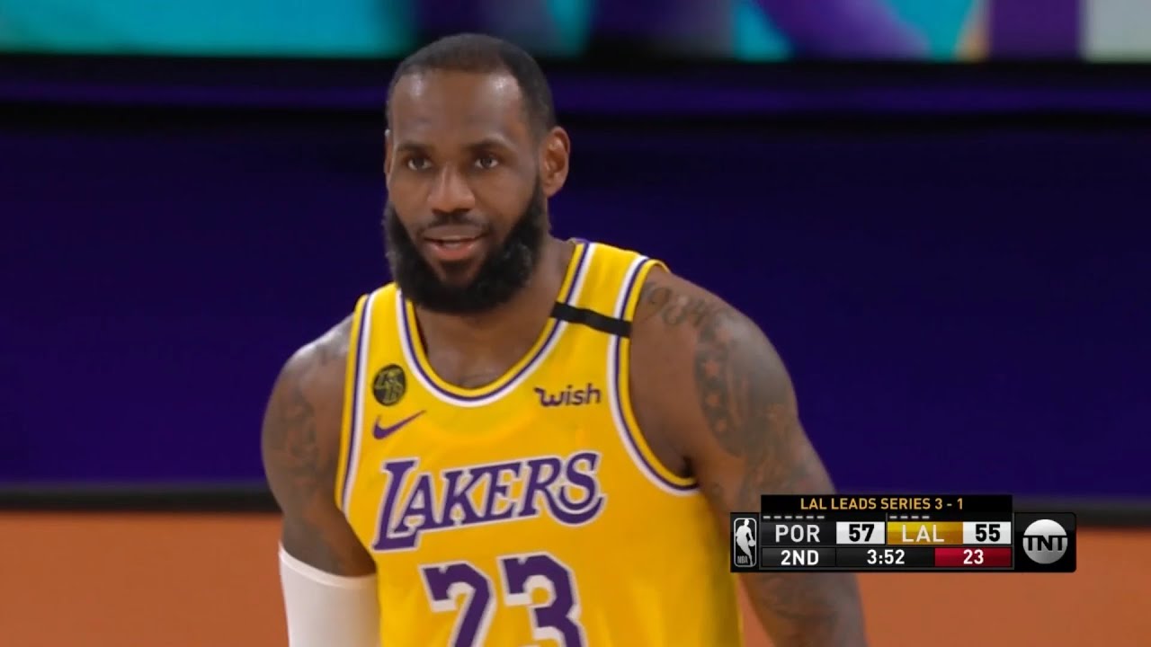 LA Lakers vs Blazers - GAME 5 - 1st Half | NBA Playoffs