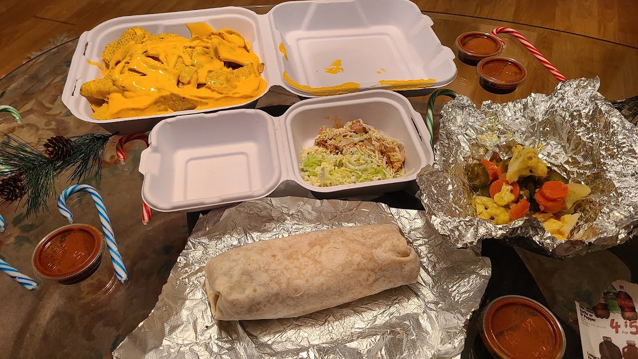 King Taco Asada Burrito Nachos Chicken Sope side of Jalapenos