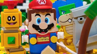 LEGO Mario hat Spaß beim spielen