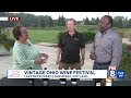 Kenny gets a taste of Vintage Ohio Wine Festival